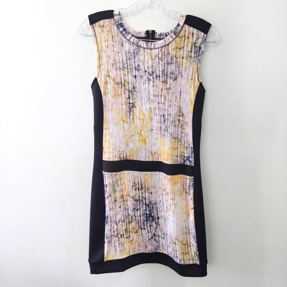 RACHEL Rachel Roy dress small multicolor sleeveless above knee crew neck